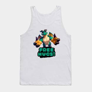 Free Hugs From A Scalie Anthro Dragon Tank Top